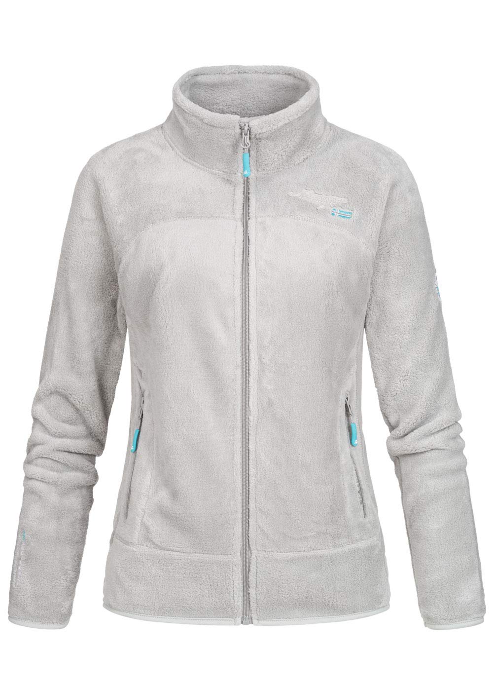 Geographical Norway Uniflore Lady Gilet, Gris Clair, Large (Size:3) Femmes
