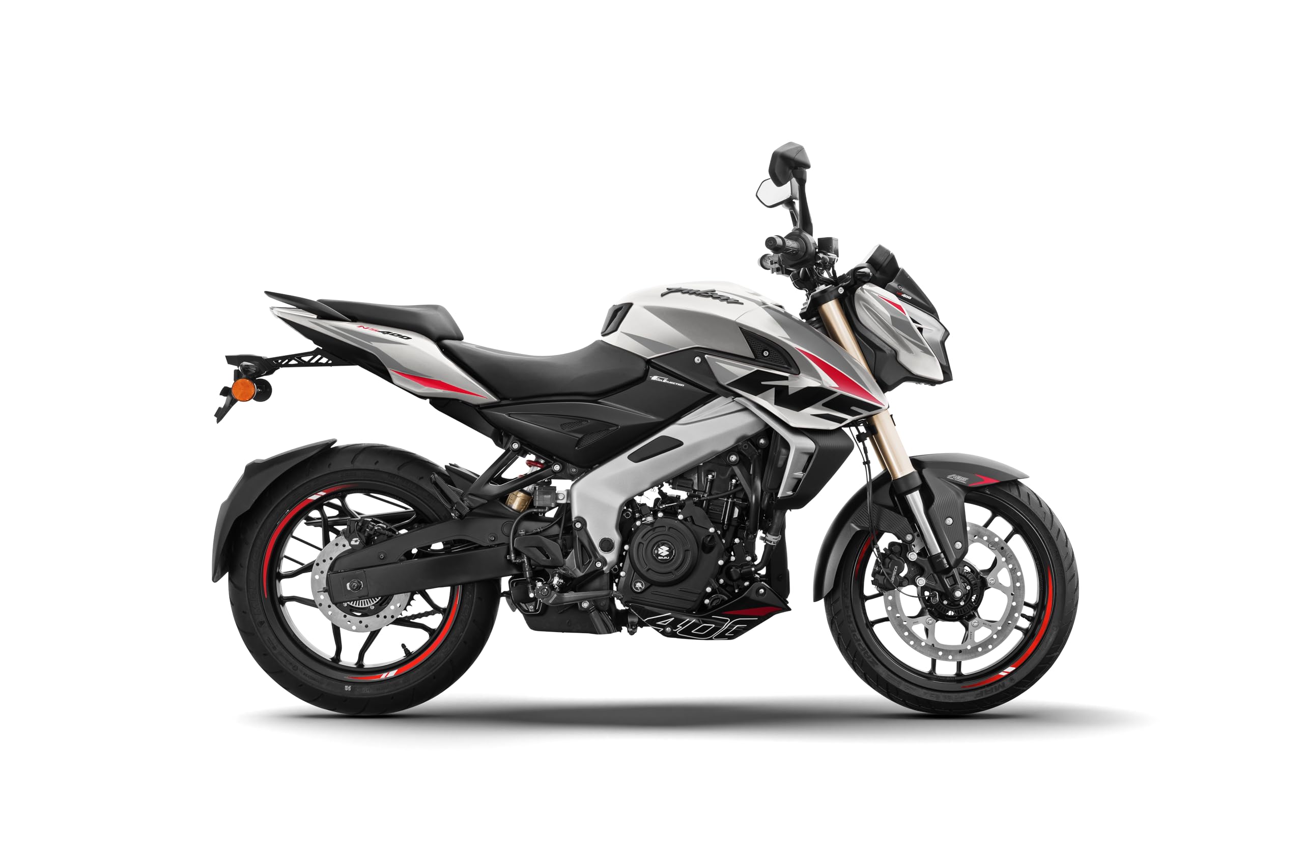 Bajaj Pulsar Ns 400Z Motorcycle/Motorbike - Pearl Metallic White - Ex-Showroom