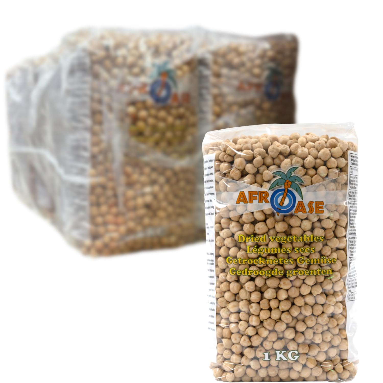 AFROASE - Kichererbsen - Multipack (10 X 1 KG)