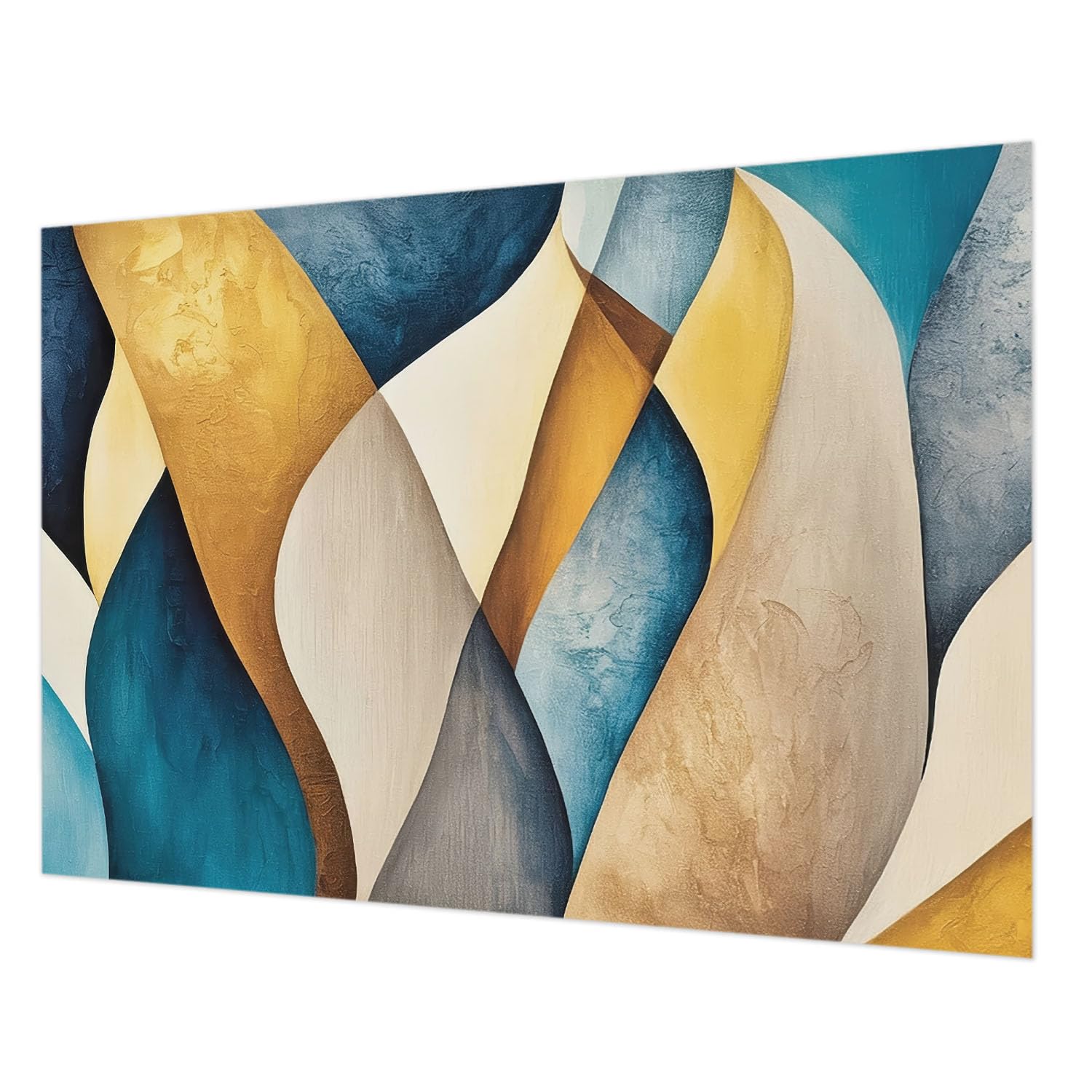 Papier peint décoratif 208x146 cm Tulup pour chambre et salon avec motif abstraction ondulée