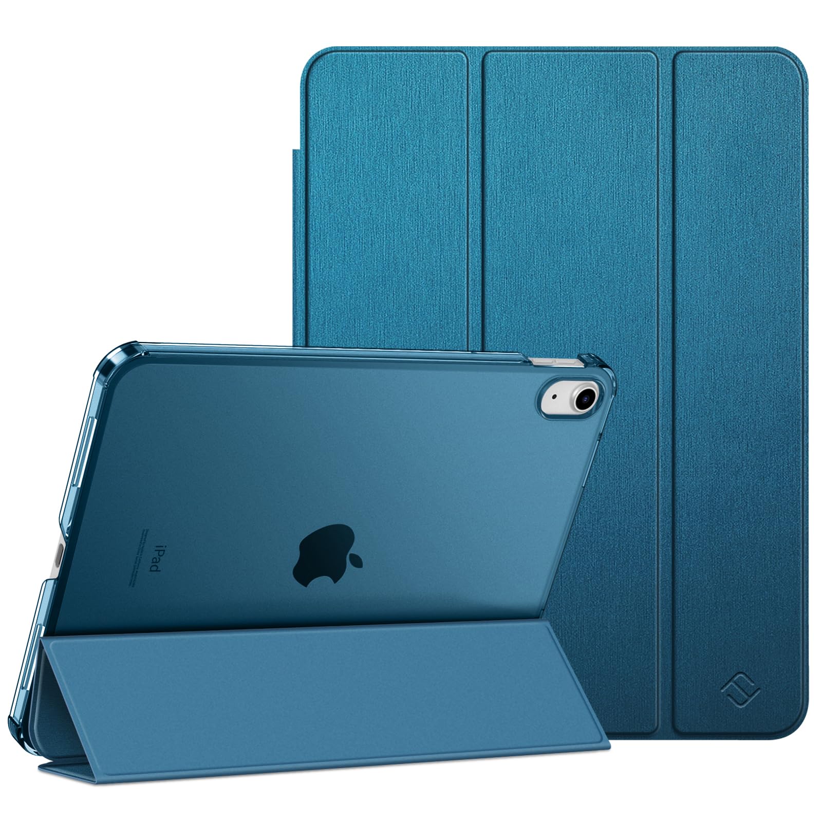 Fintie Hülle für iPad 11. Generation 2025 11 Zoll (A16), iPad 10. Generation 10.9 Zoll 2022 - Ultradünn Schutzhülle mit transparenter Rückseite Abdeckung Case Cover, Auto Schlaf/Wach, Blaugrün