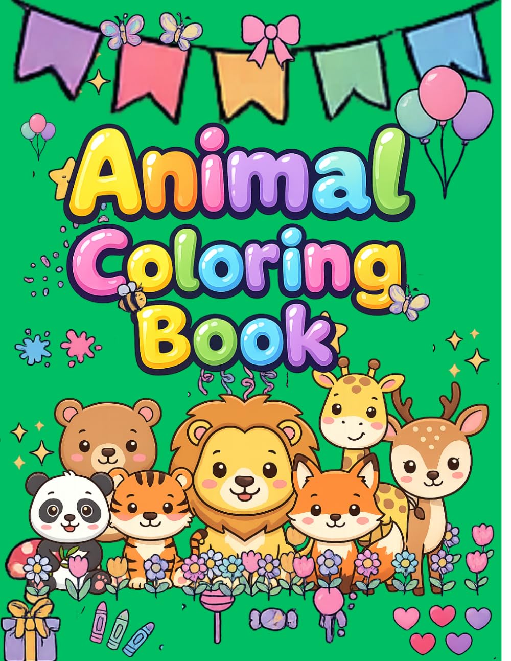 Kids Animal Coloring Book With Animals Names: Learn Animal Names While Having Fun Coloring Every Page