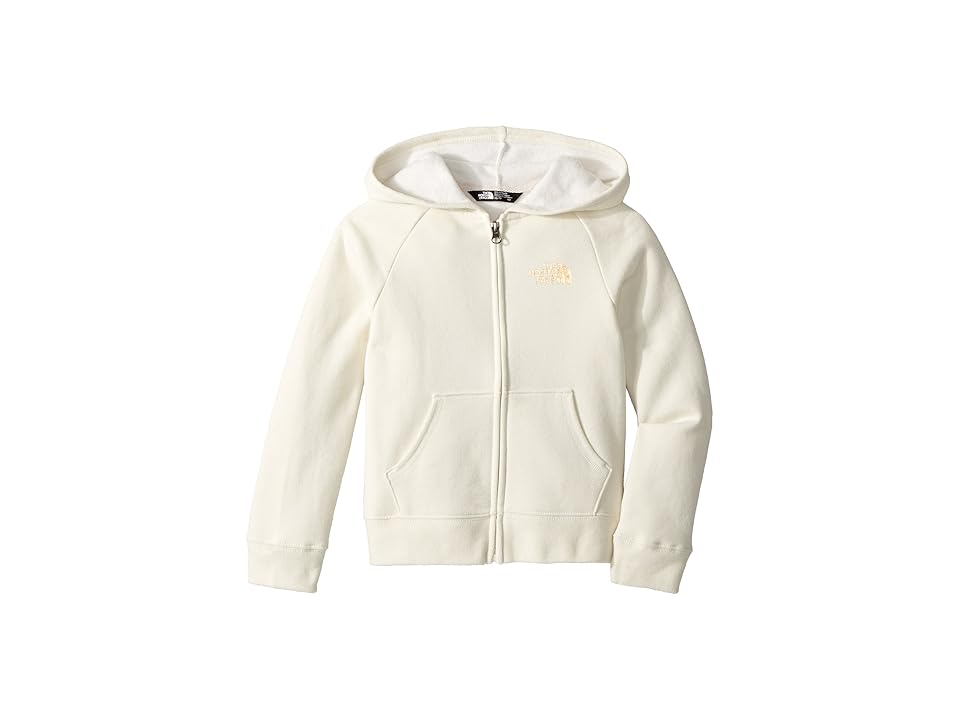 

The North Face Kids Logowear Full Zip Hoodie (Little Kids/Big Kids) (Vintage White) Girl's Sweatshirt, Beige