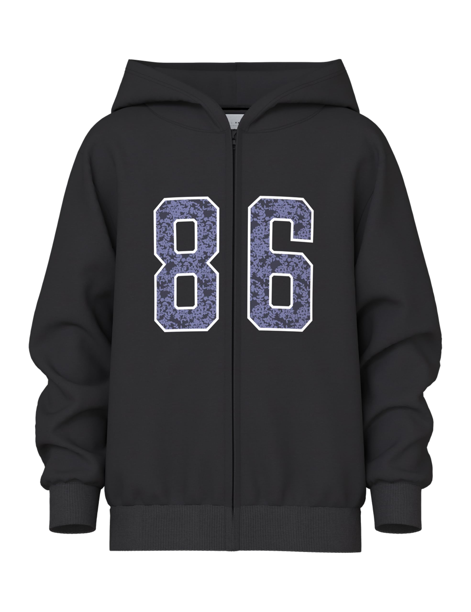 NAME IT Mädchen Nkfvenus Nreg Sweat Card Wh Bru