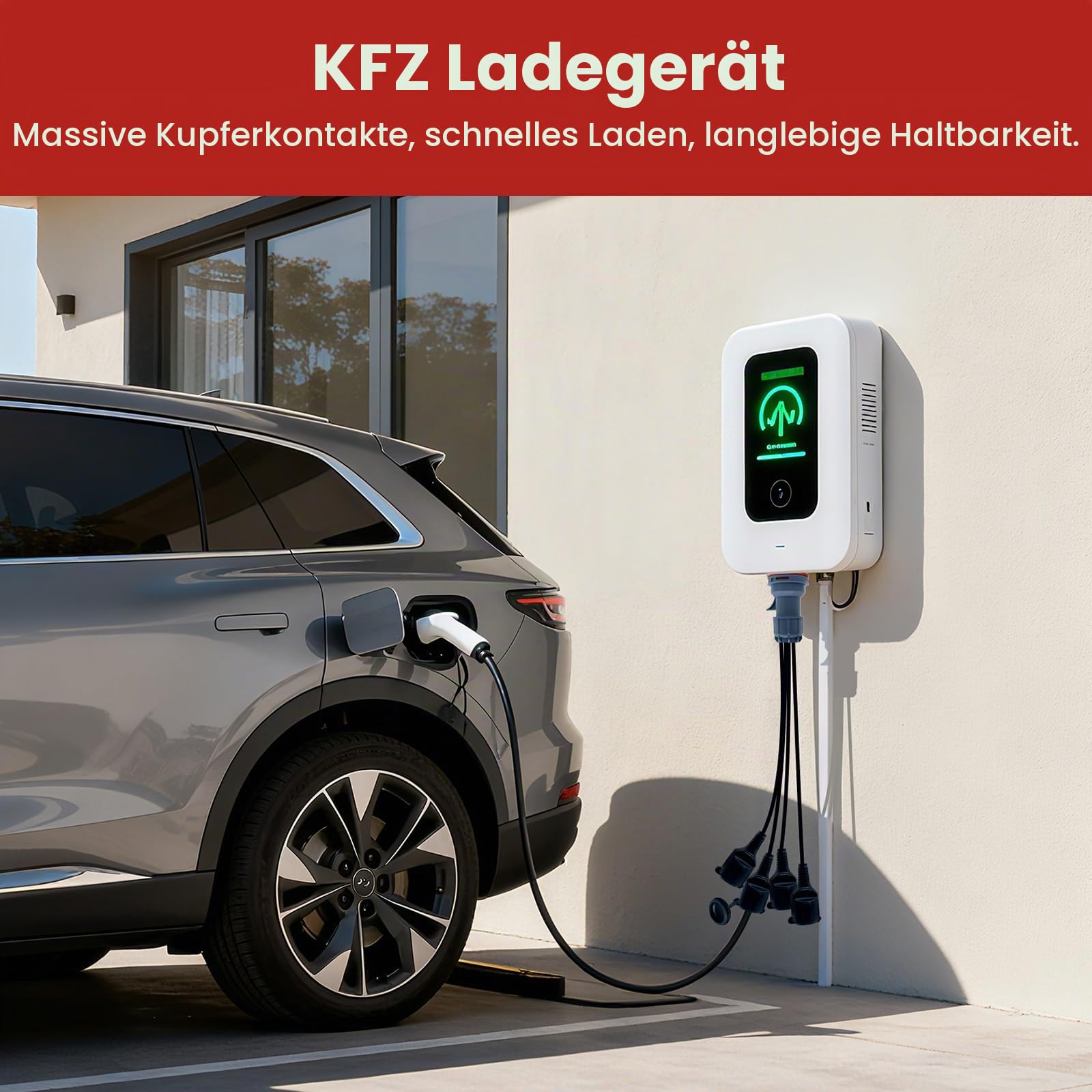 CEE Adapter Starkstrom Verteiler 32A auf 16A 400V Stecker Kupplung auf 4X 230 V Starkstrom Verlängerungskabel Für Baustellen, Landwirtschaft, Generatoren, Wohnwagen, Täglichen Einsatz