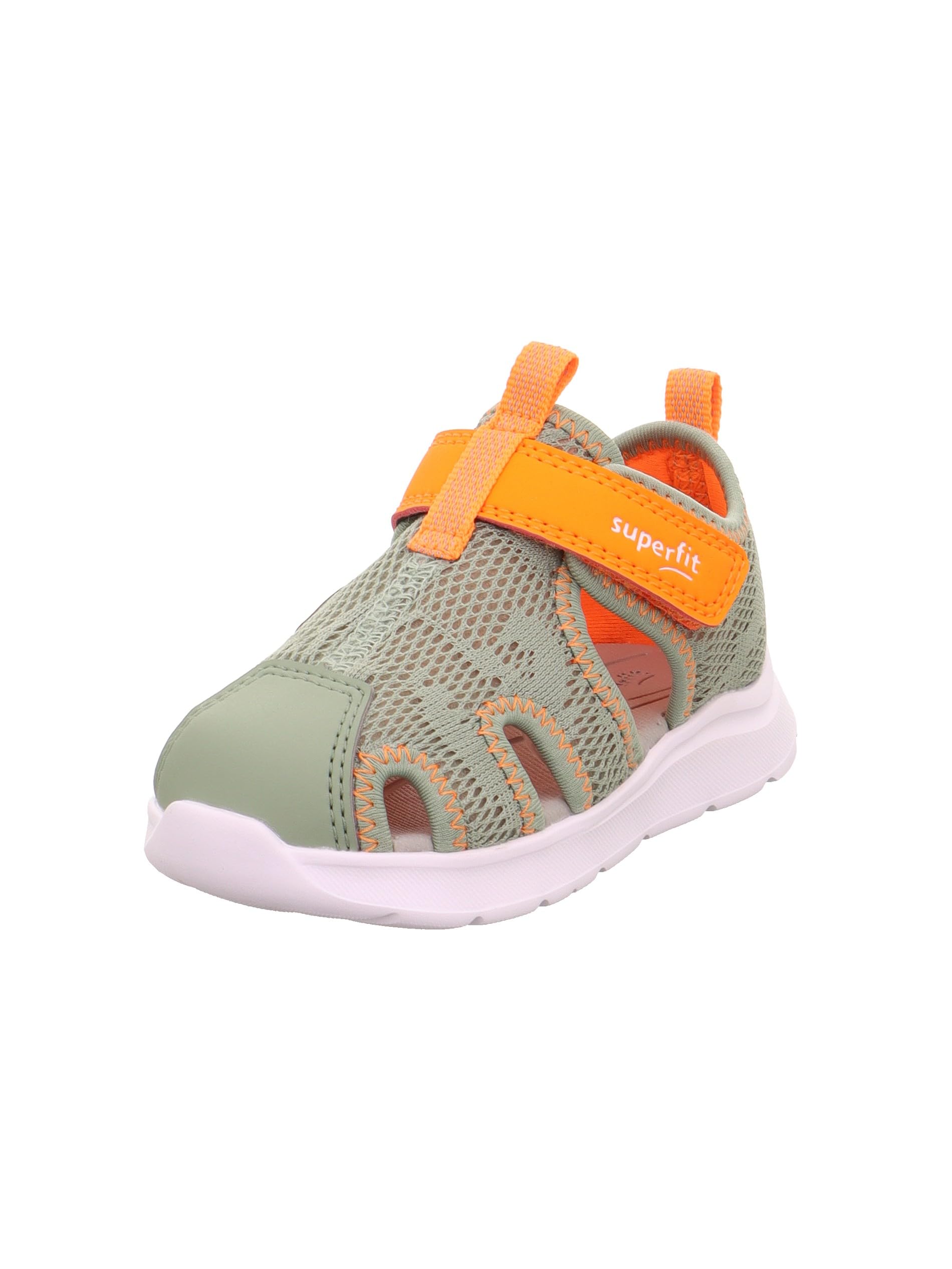 Superfit Boys' Wave Sandals, Light Green Orange 7500, 10 UK Child