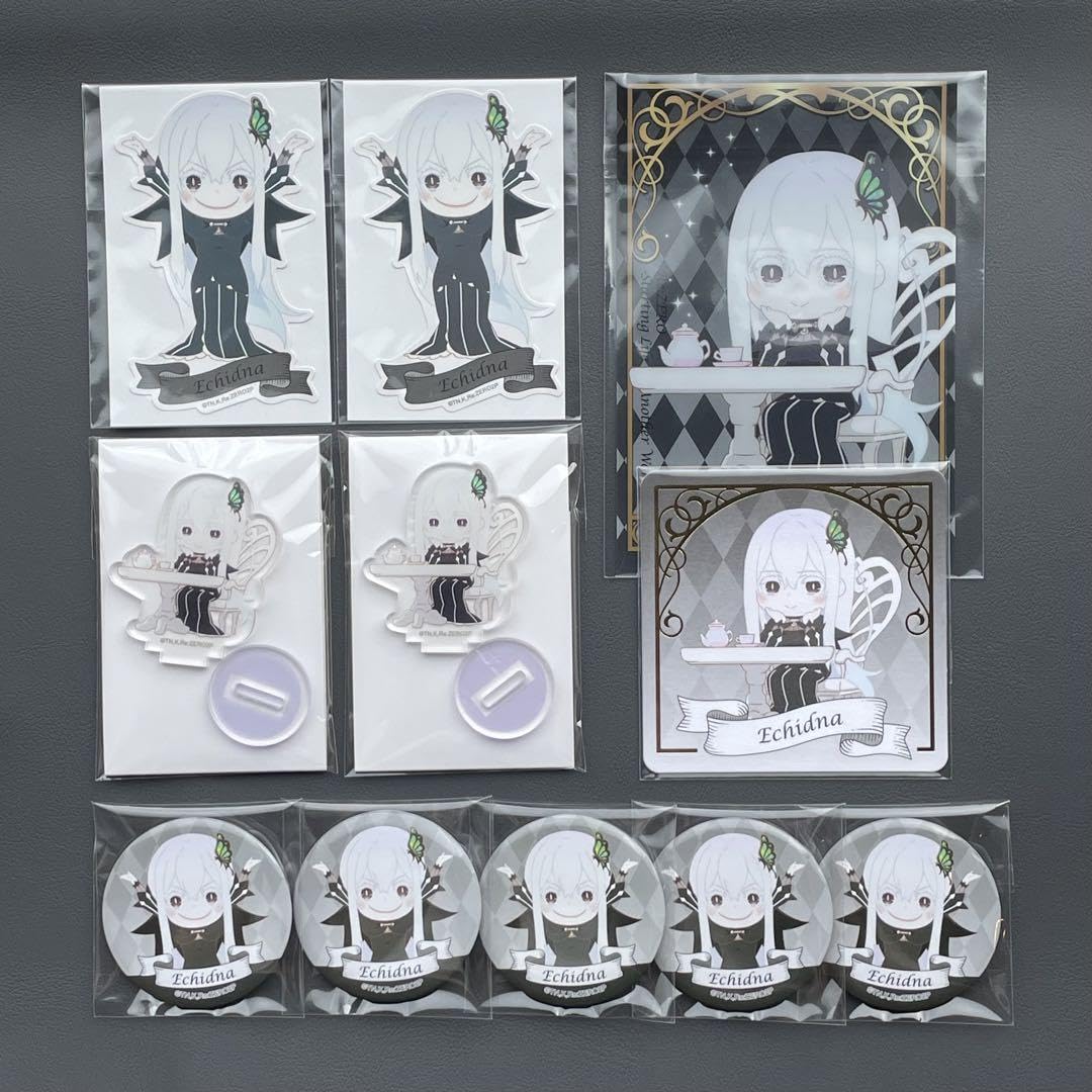Amazon.co.jp: エキドナ リゼロ 紙コースター 缶バッジ アクスタ