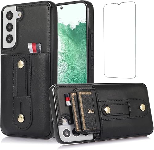 Funda tipo cartera para Galaxy S20 FE 5G, diseño para Samsung S20FE con protector de pantalla, correa de muñeca ajustable, función atril y ranura