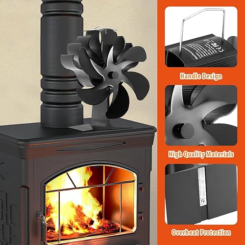 Miniatura 5 de PYBBO - Ventilador para chimenea de leña