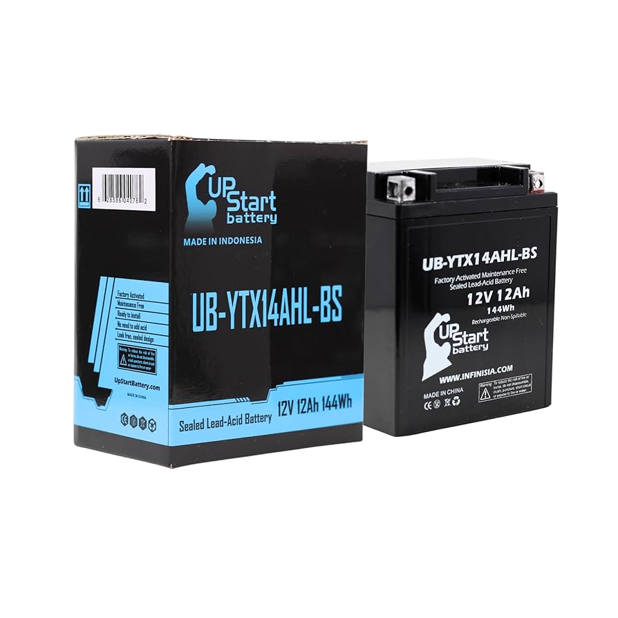 に Amazon.com: UB-YTX14AHL-BS Battery Replacement for 1993