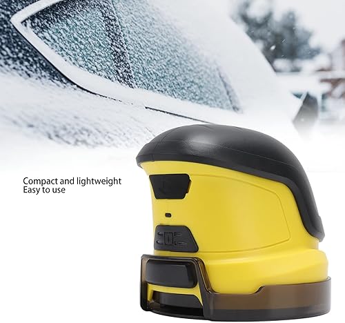 Miniatura 2 de Deosdum Raspador de hielo eléctrico inalámbrico, recargable para cantar a mano, raspador de hielo eléctrico para automóvil, parabrisas de automóvil,