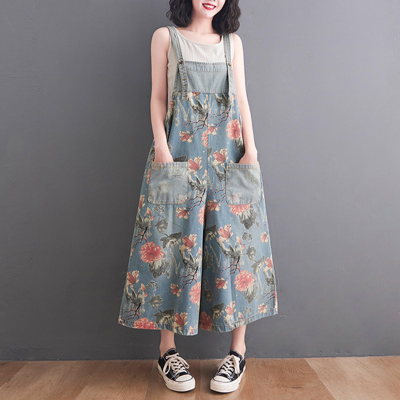 Peto Mujer Vaquero Overol Deportivo Mono Fiesta Elegante para Tezano Largos Macacao Trabajo Ancho Formal Baggy Anchos Hippie