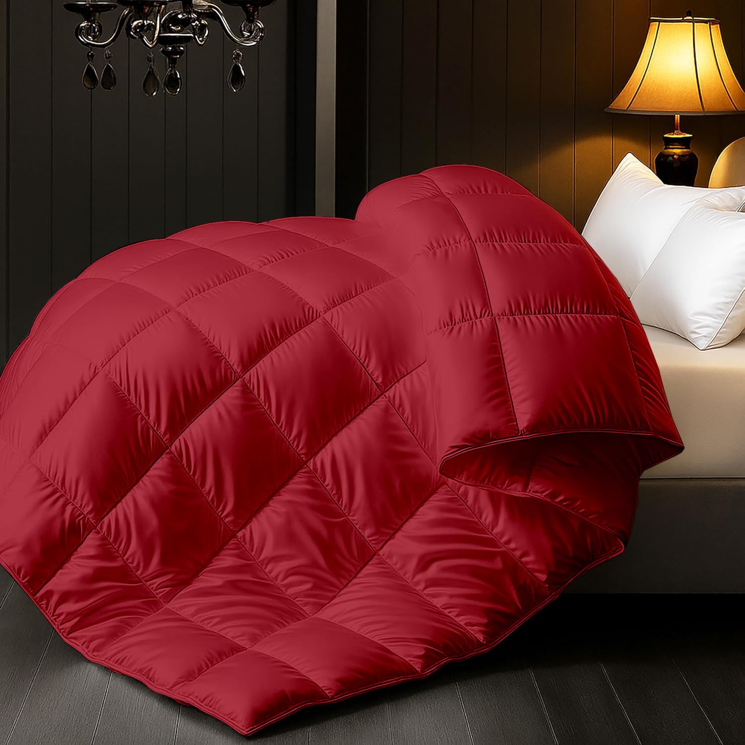 Premium Ultra-Soft Satin Comforter 1 piece 400 GSM Designed for Luxurious Comfort, Smooth Finish, Lightweight Warmth, Elegant Style, Perfect for Modern bedrooms