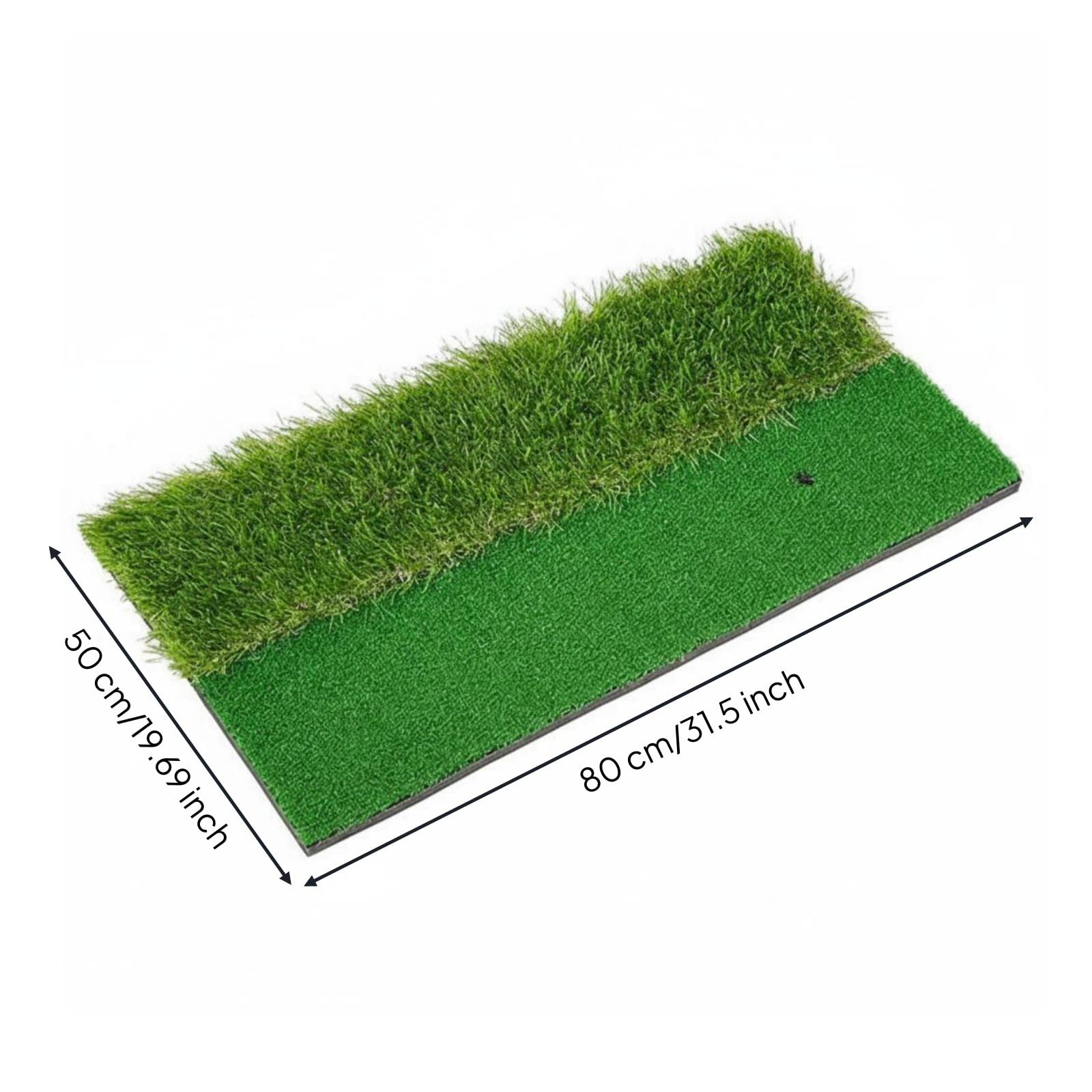 Sharplace Alfombrilla de Práctica de Golf Tapete de Golpeo Esterilla de Entrenamiento Colchoneta de Swing Doble Textura con Base EVA Estable para Entrenamiento