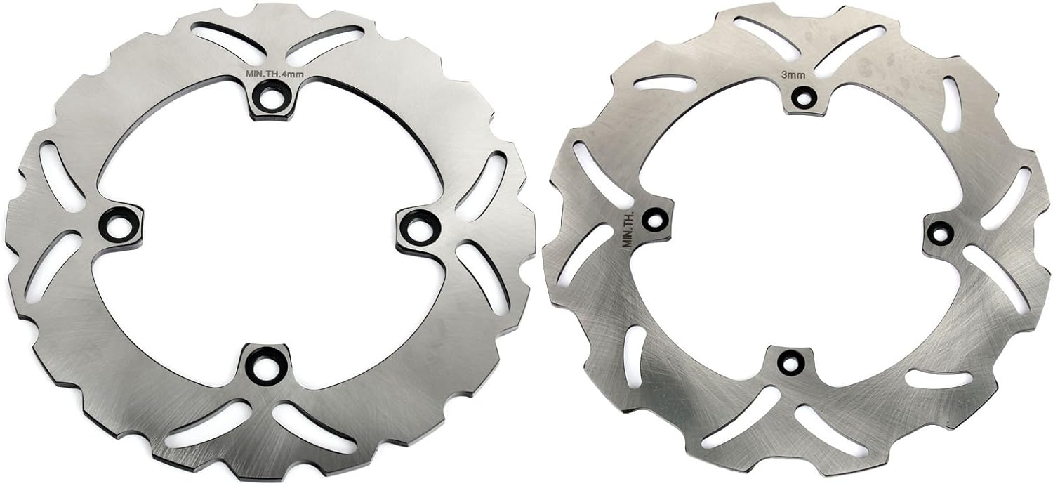 TARAZON Front Rear Brake Rotors Discs for Honda XR400R