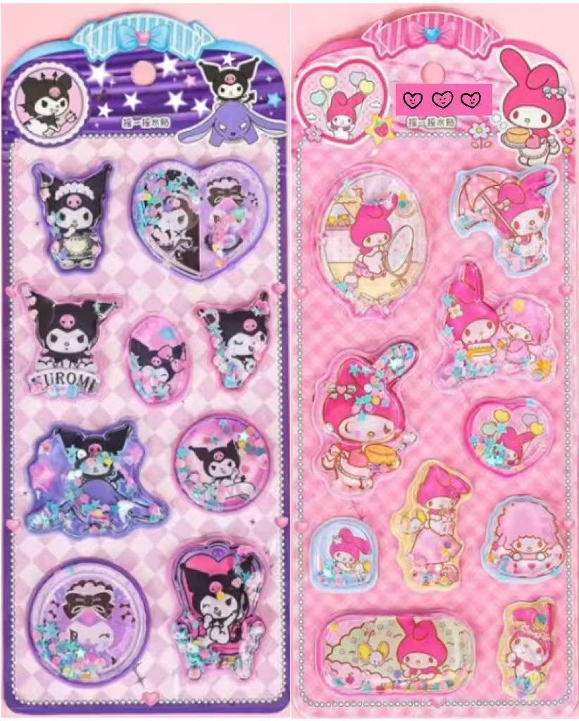 Amazon | loong 水入りシール ウォーター ぷっくり しずくちゃん