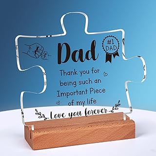 Dad Birthday Gifts, Dad Gifts, Gifts for Dad, Acrylic Commemorative Decoration, Birthday Gifts for Dad, Dad Gifts from Daughter, Presents for Dad, Birthday Presents for Dad, Plaque for dad3.0