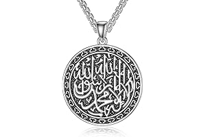 Islamic Allah Pendant Necklace for Men Women