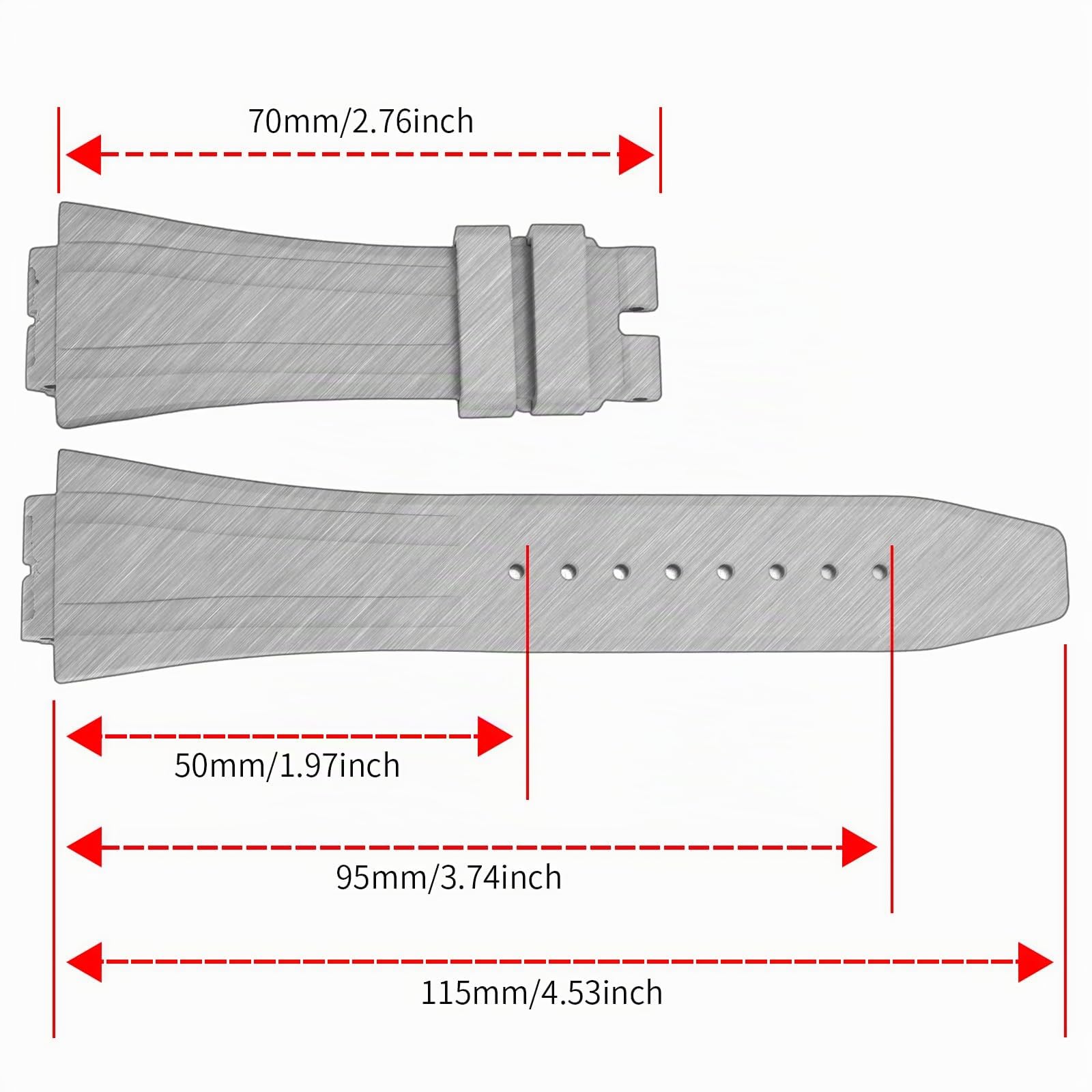 Bracelet de Montre pour GM2100 pour Homme Compatible avec Casio, Bande pour G-shock GM-2100B, Libération Rapide, Caoutchouc Fluoré, avec Outils