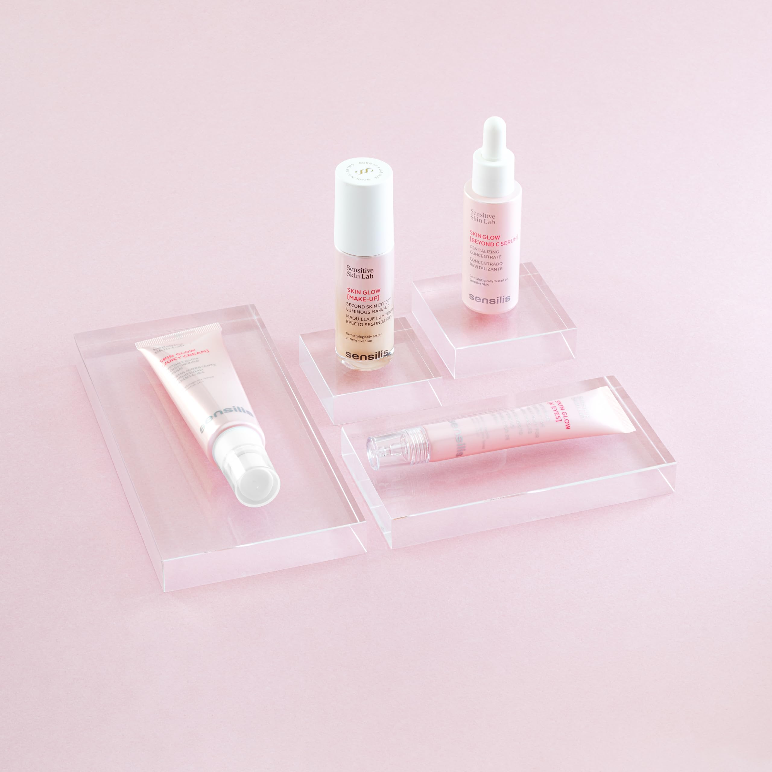 Sensilis Skin Glow Make Up - Base de Maquillaje Hidratante y Luminosa, Cobertura Ligera, Para Piel Apagada, Apto Para Piel Sensible 30 Ml - Tono 02 Beige