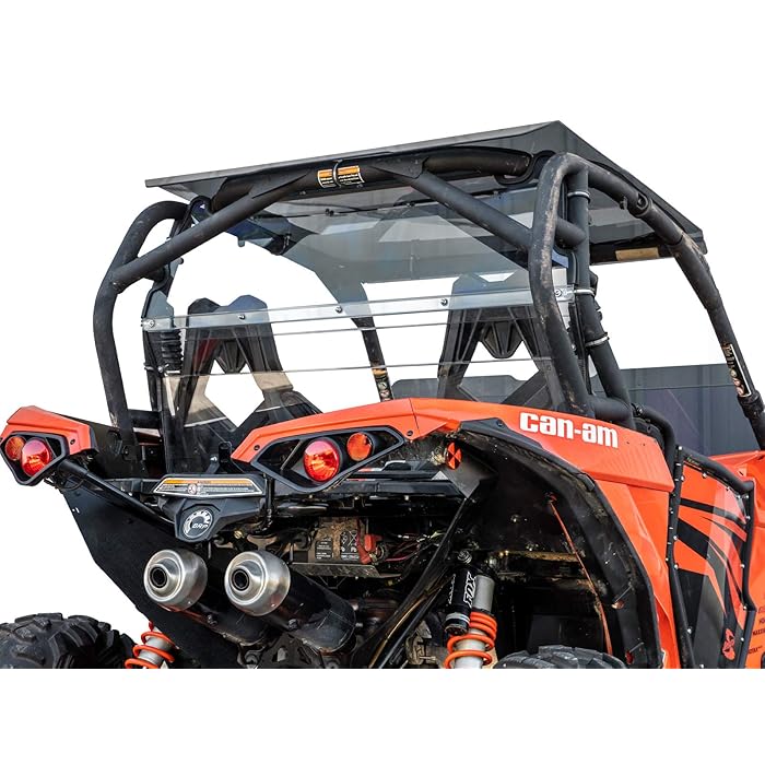 Buy SuperATV Rear Windshield for 20132018 Can Am Maverick Made of 1/4” Clear Standard