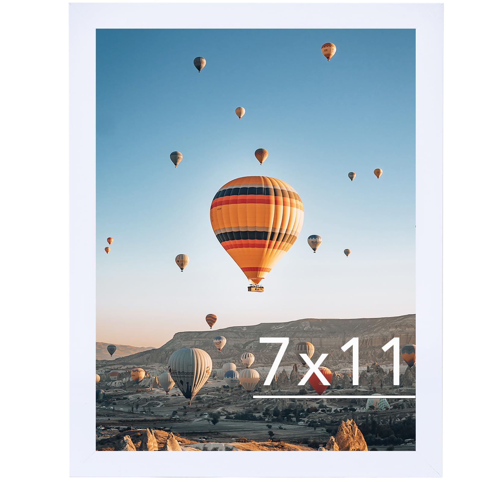 Amazon.com - JCJMY 7x11 Picture Frame White for Wall Hanging or