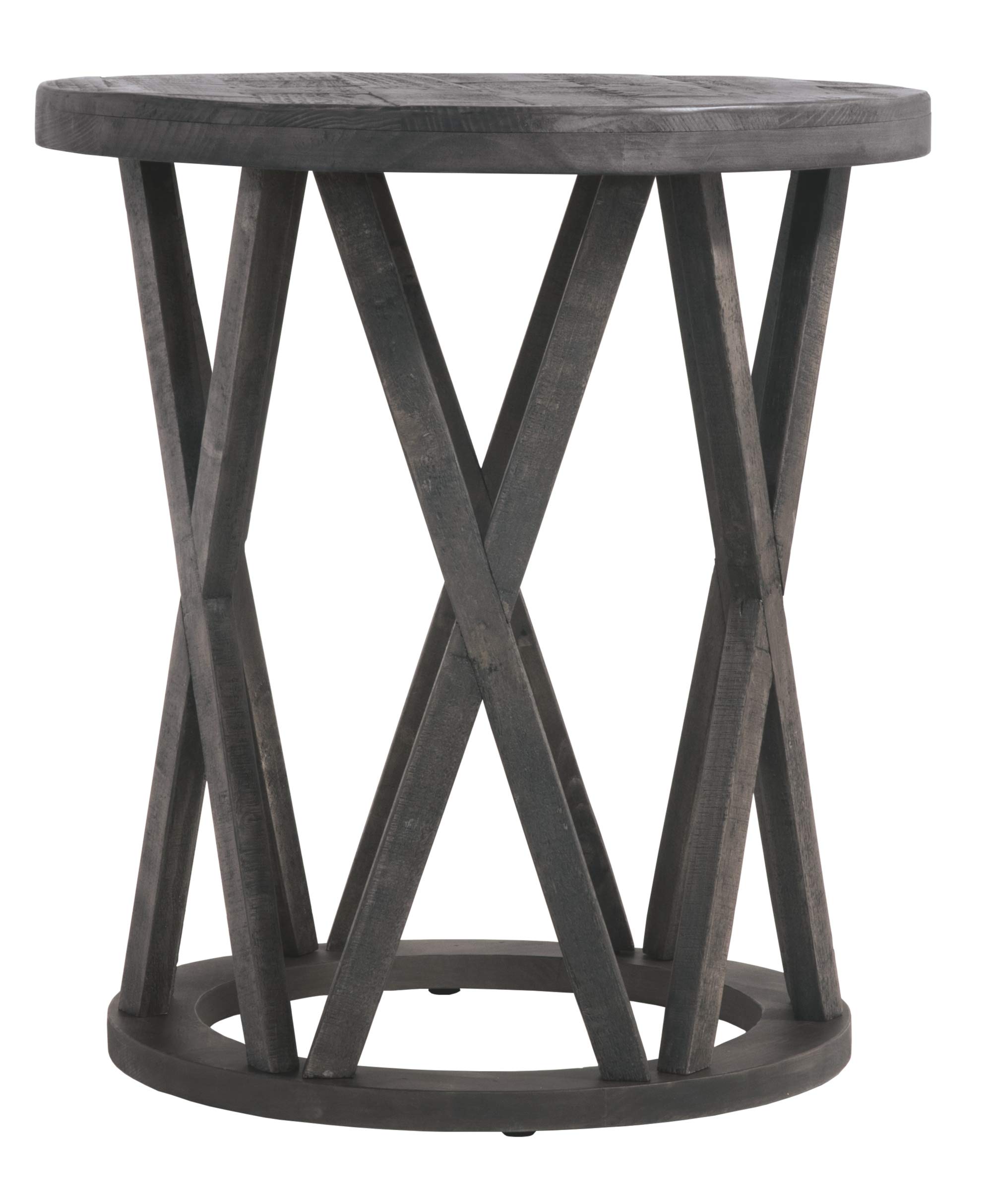 Signature Design by Ashley - Sharzane Round End Table, Grayish Brown