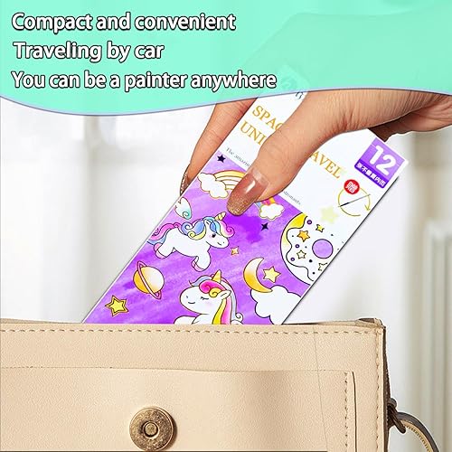 Vista 38 de JUNQIU - Libros de acuarela para colorear para niños de 4 a 8 años, libro de pintura de acuarela de bolsillo para niños pequeños, rellenos de cesta