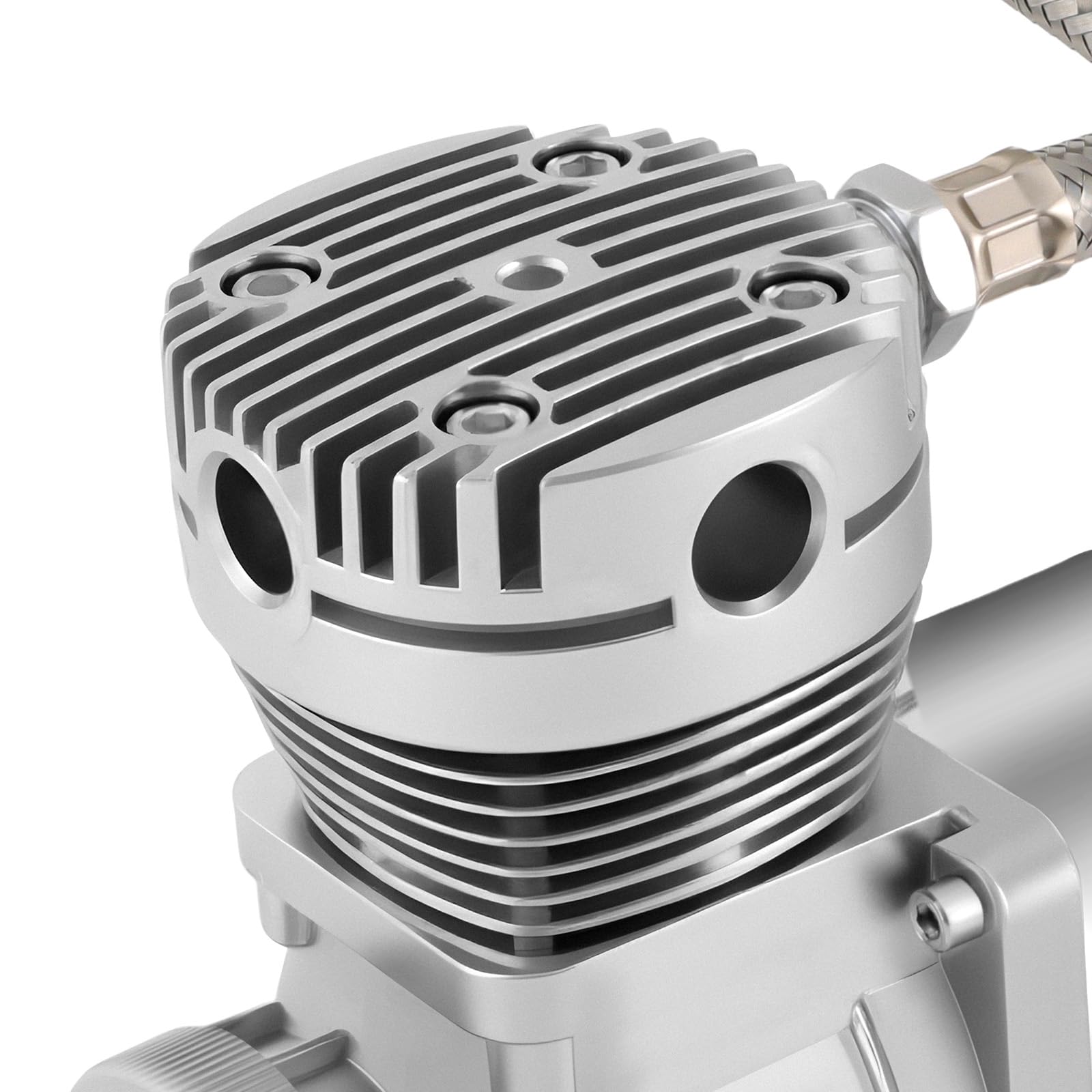 Compressore Aria Portatile Auto 12V, Gonfiatore Pneumatici 200PSI Ad Alta Pressione, Pompa Elettrica Rapida Silenziosa 72dB, Uso Auto Moto SUV All Terreno