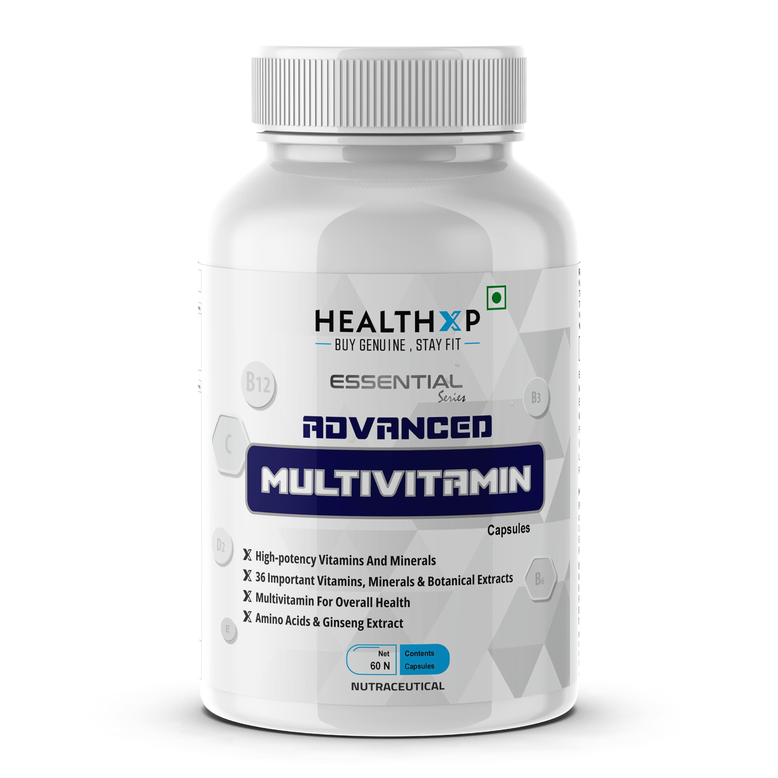 HEALTHXP Advanced Multivitamin Minerals Boosts Immunity Enhances Energy And Recovery 60 Capsules (B0CQVQ6V3K) Amazon Price History, Amazon Price Tracker