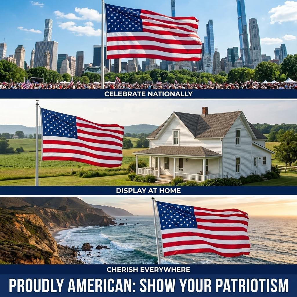 MVPRING American Flag 4x6 Ft for Outside, TearProof Series Heavy Duty Long Lasting & Super Tough | Fade Resistant Spun Polyester High Wind Outdoor US Flags | Embroidered Stars & Brass Grommets