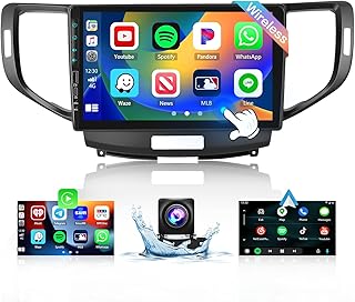 Android 11 Car Stereo for Honda Accord 2008-2012 (Left Hand Drive) Wireless Carplay Android Auto Radio with 9" Screen GPS Navigation Stereo WiFi RDS BT 2GB Ram 32GB ROM