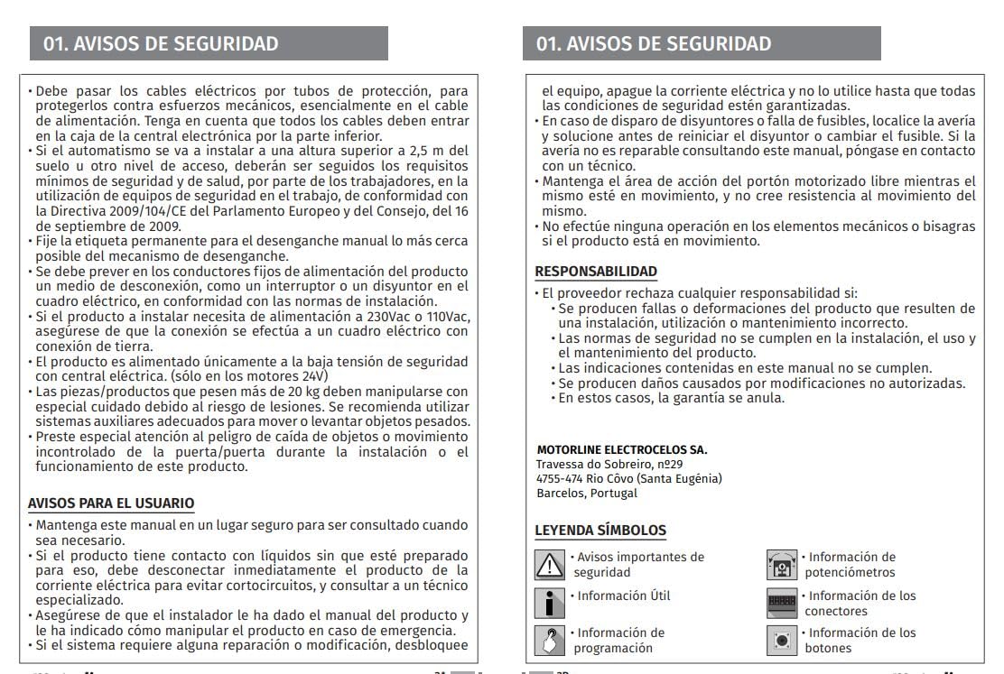 Motorline MC76 Central de control para motores enrollables, persianas enrollables, cierres enrollables con botones externos y compatible con WIFI