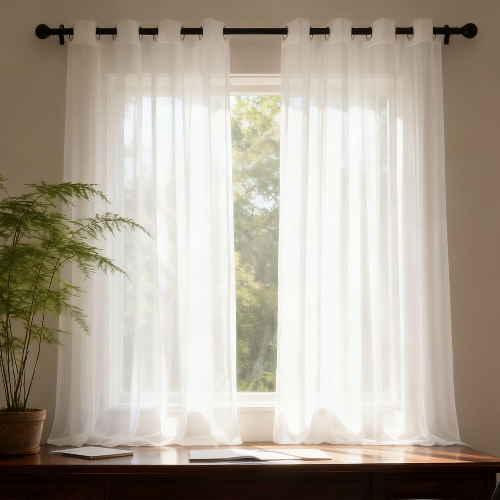 Rideaux voilages vintage pour créer une atmosphère douce et apaisante