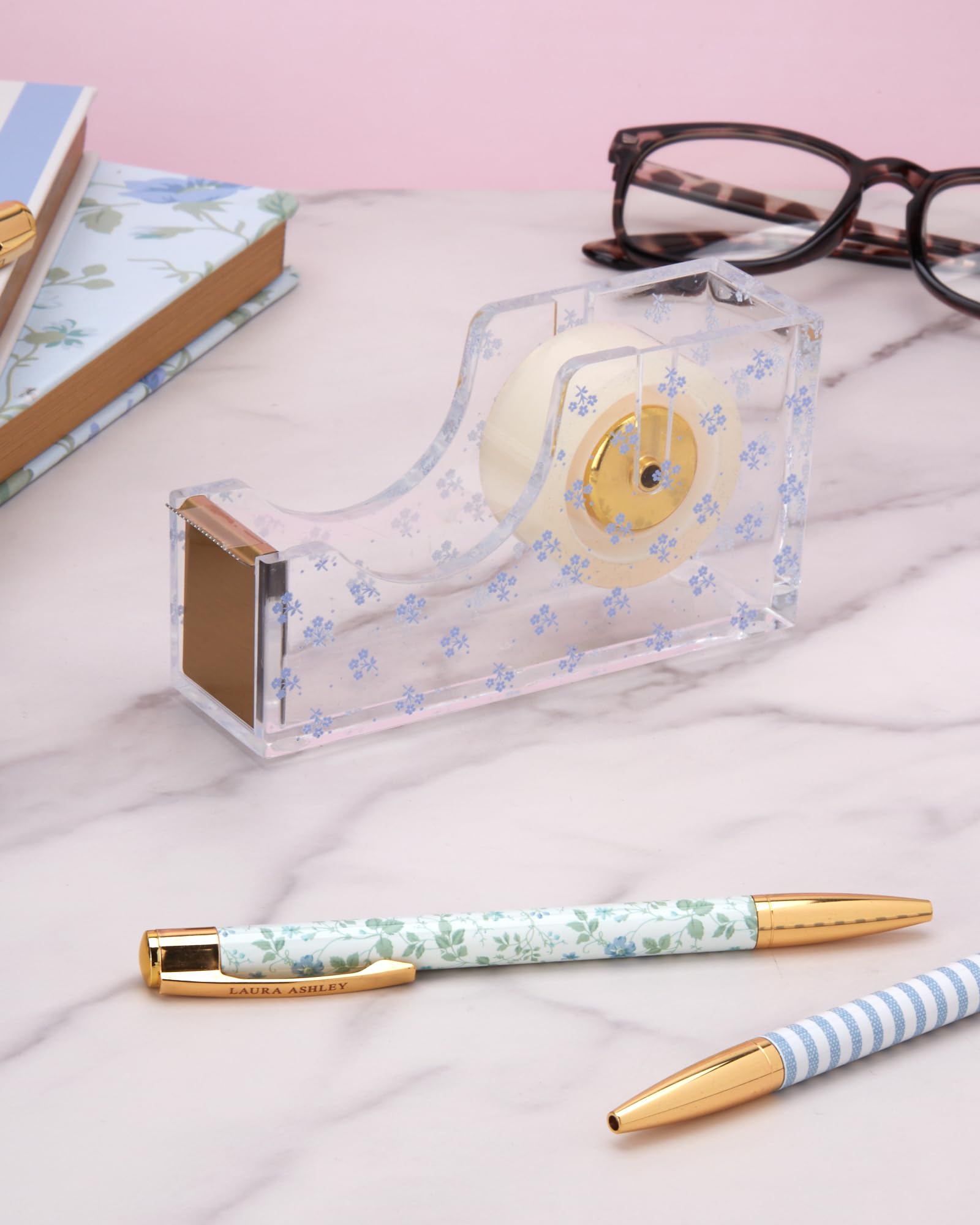 Amazon.com : Laura Ashley Heirloom Cottage Tape Dispenser – 5