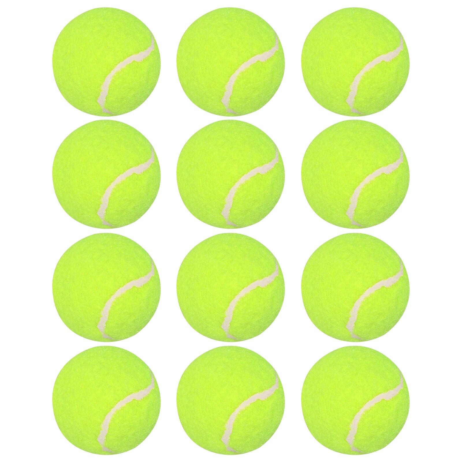 SARIEN Tennis Balls for Dogs, 2-Inch Size, Compatible with Most Automatic Ball Launchers idea for Small Dogs(12 Balls only)