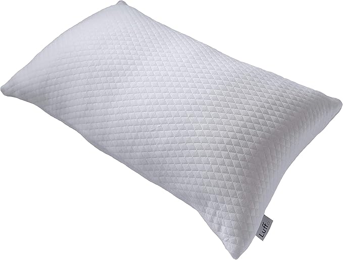 LUFF Memory Foam Bamboo Pillow With CloudTec® Neck and Back Support