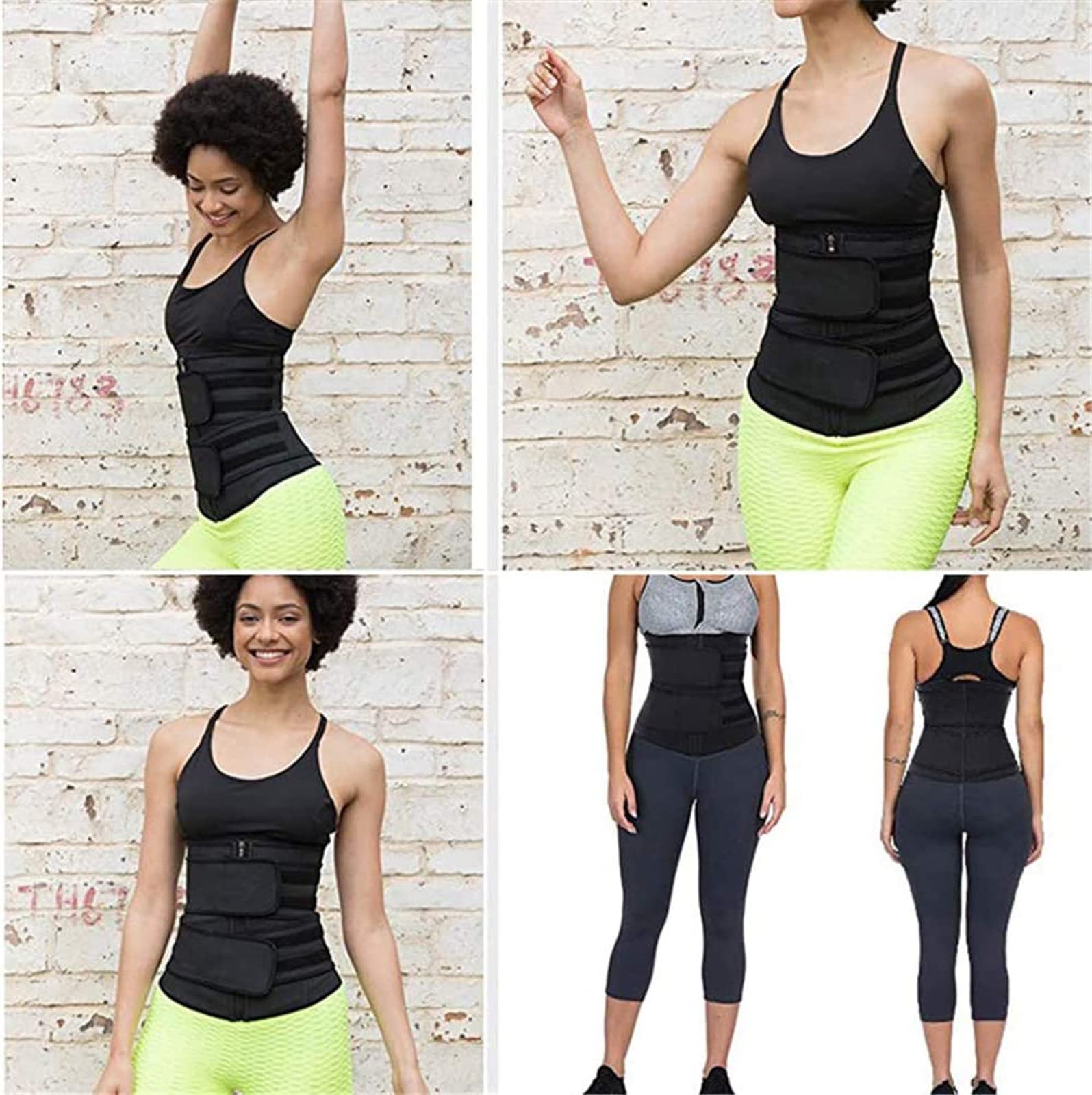 Ceinture Amincissante pour la Taille, Ceinture Abdominale Ajustable pour Femme, Ceinture Amincissante et Sudation, Ceinture Abdominale