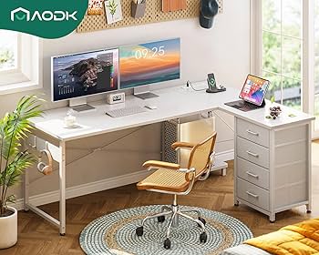 Amazon | AODK ゲーミングデスク 引き出し4杯付き パソコンデスク