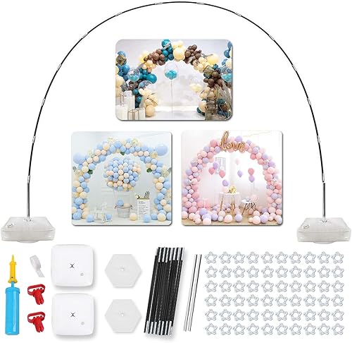 Kit de arco de globos grande con base pesada, gran cumpleaños, Navidad, decoración de fiesta de Año Nuevo, se utiliza para hacer una guirnalda de
