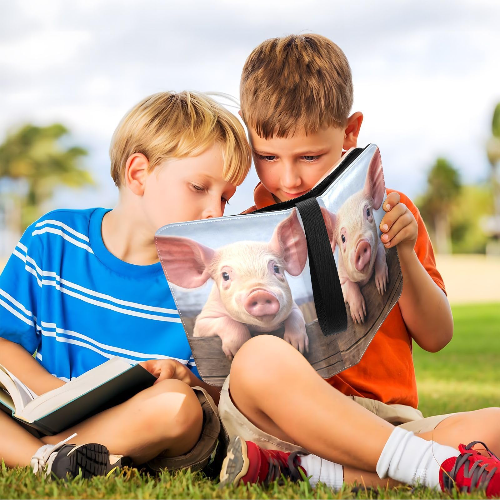 Amazon.com: Coikll Cute Pig Card Binder with 50 Removable Page