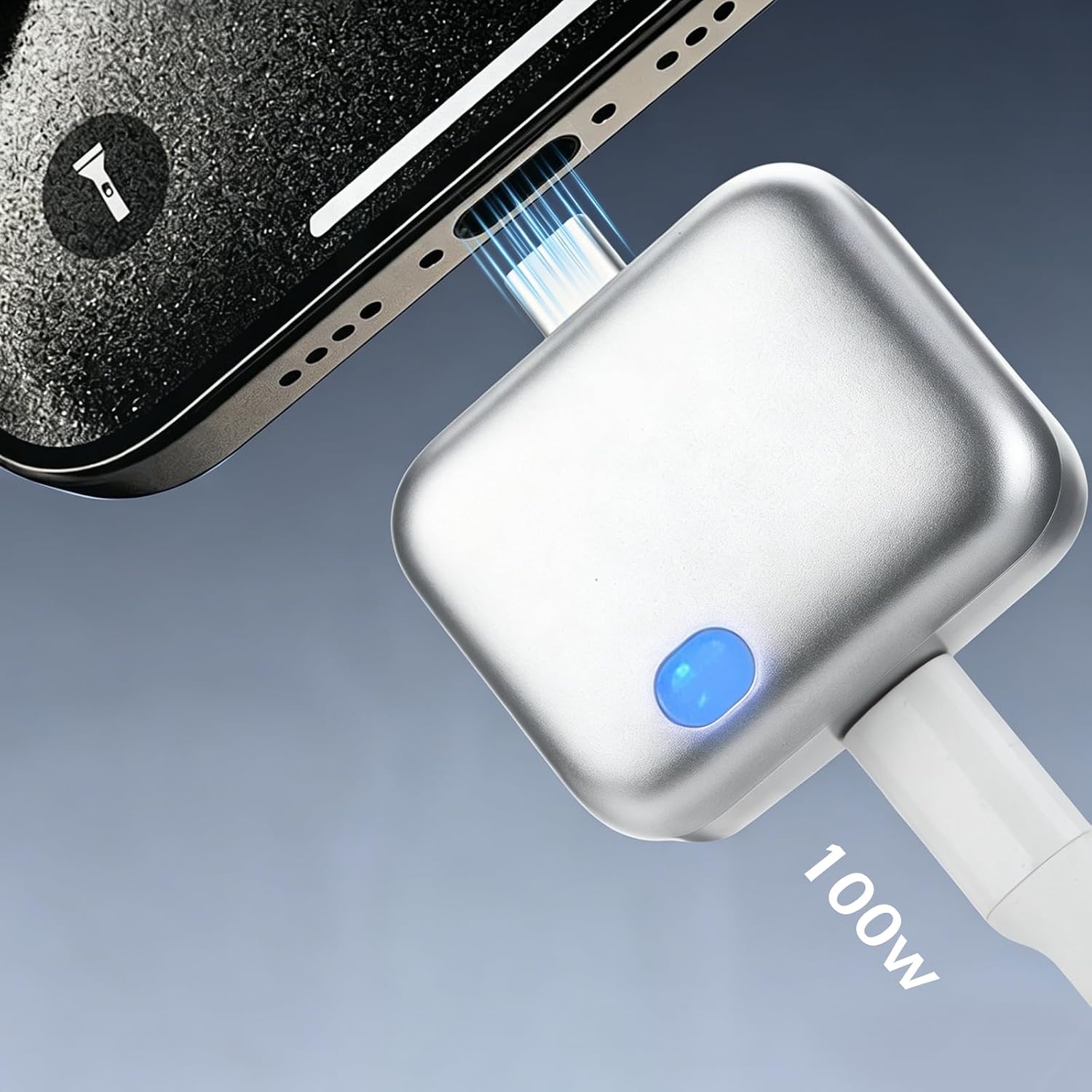 FEEKI [Full Charge Disconnector AI Auto Cut Power & Unplug on Full Charge, PD 100W Fast Charging, Applicable to Various Electronic Devices Such as for iPhone/Android/Earphones