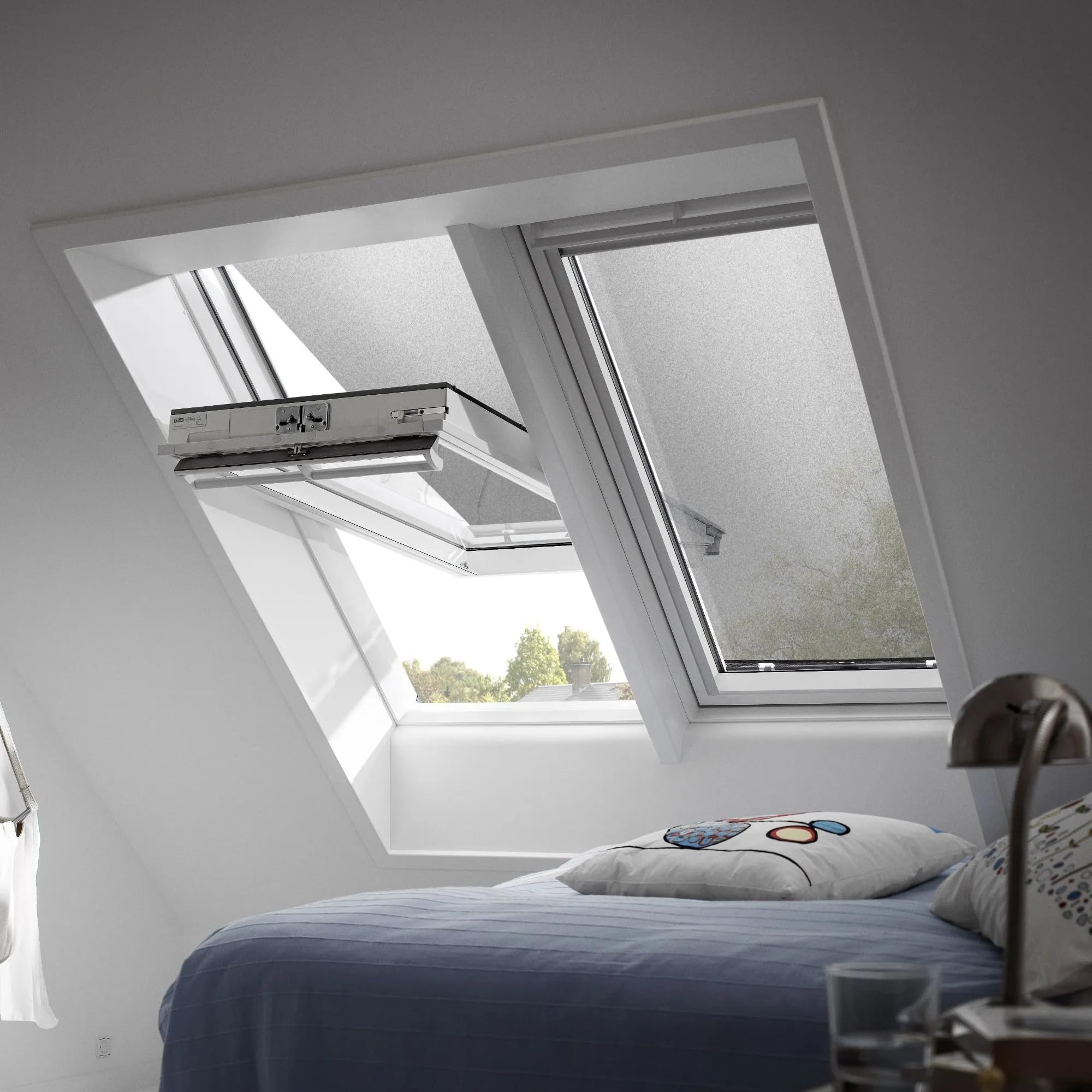 Itzala Tenda Parasole Esterna per VELUX MK08|M08|MK06|M06|MK04|M04|304 | Protezione calore, luce filtrante, zero manutenzione
