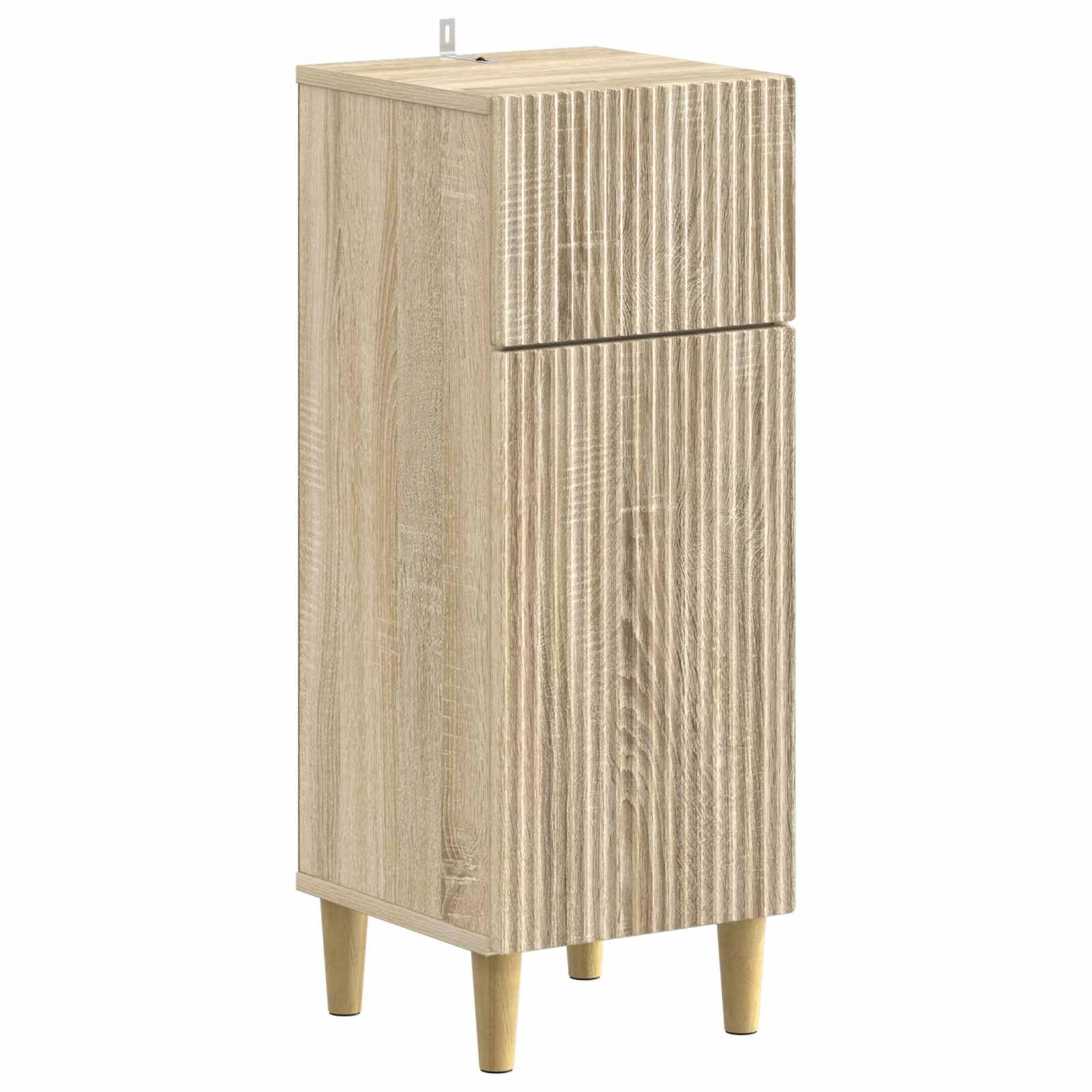 Mueble de baño de 2 piezas ARNHEM de madera de ingeniería, acabado Sonoma