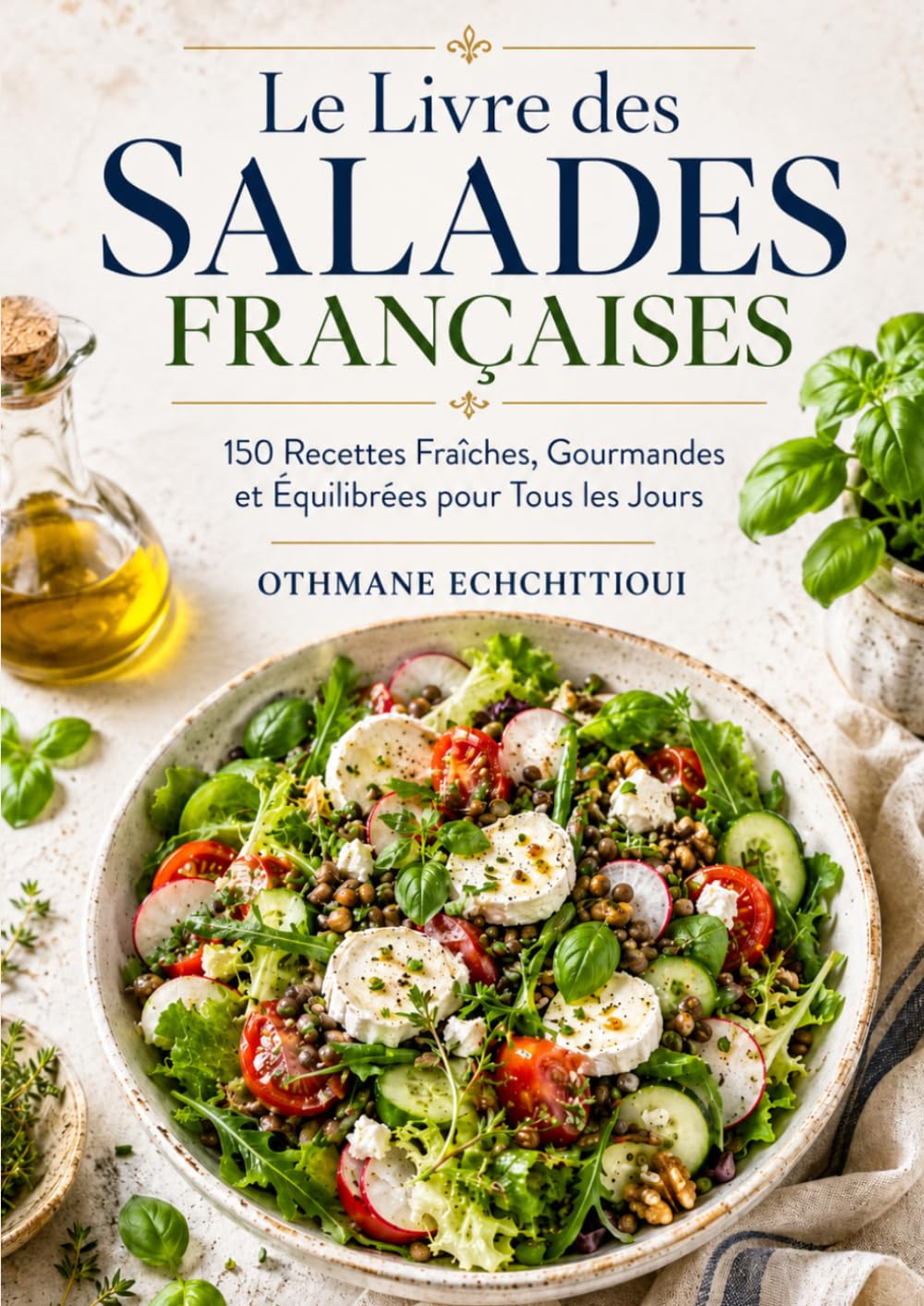 Le Livre des Salades Françaises 150 Recettes Fraîches, Gourmandes et Équilibrées pour Tous les Jours
