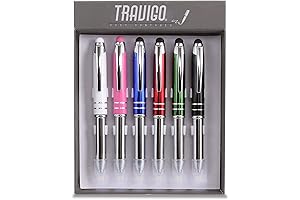 Travigo 6-Pack Stylus Pen Light: Write, Draw, and Illuminate with Style