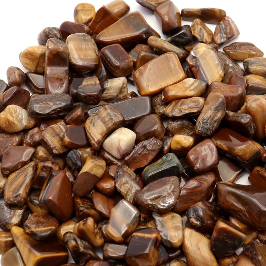 Amazon.co.jp: [GOLD STONE] タイガーアイ 虎目石 さざれ石 100g 中