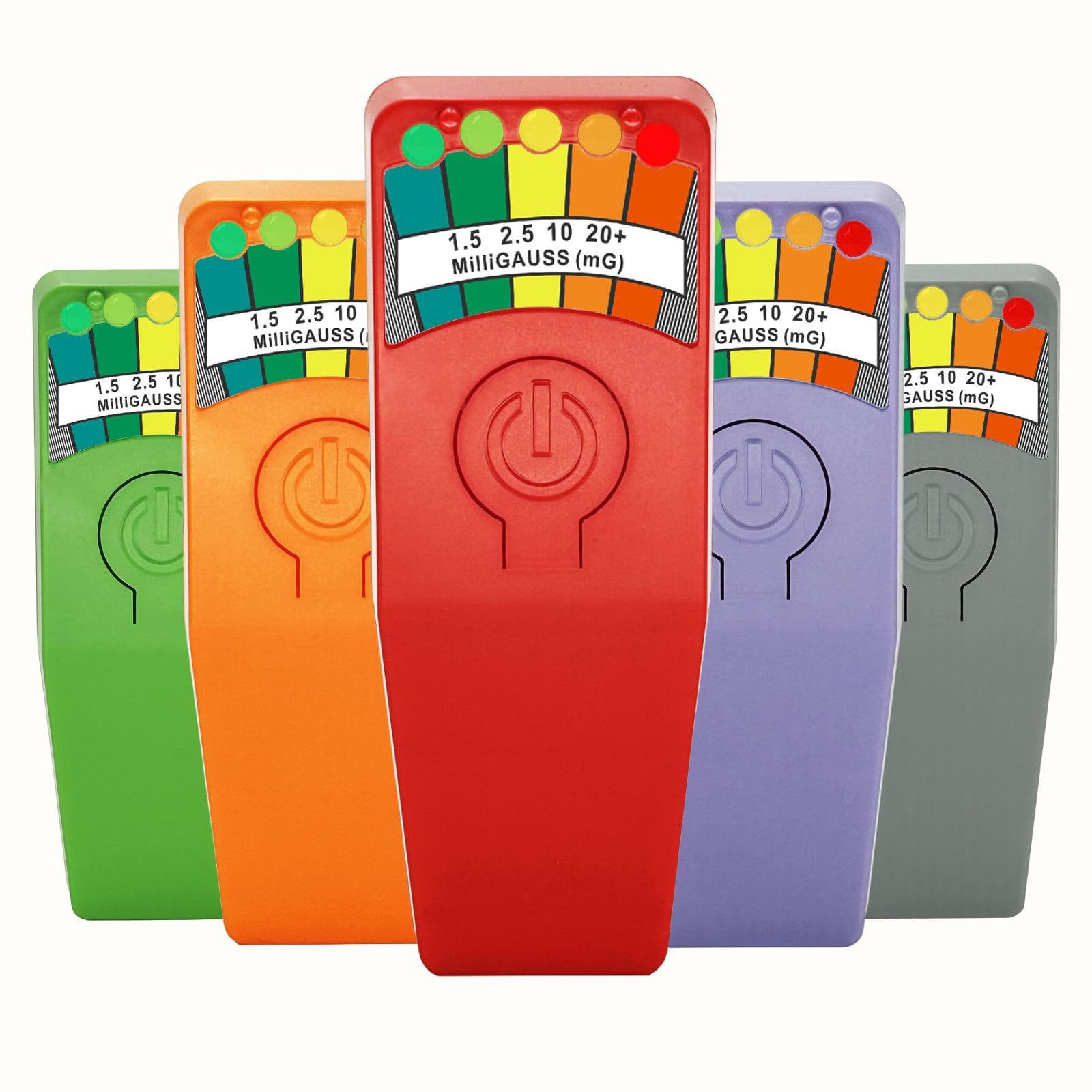 EMF Meter Ghost Hunting Magnetic Field Detector Spirit Box Paranormal Equipment Tester Red