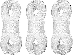 Combo 3 Cordas para Varal, 60 M, Corda para Varal, Branca