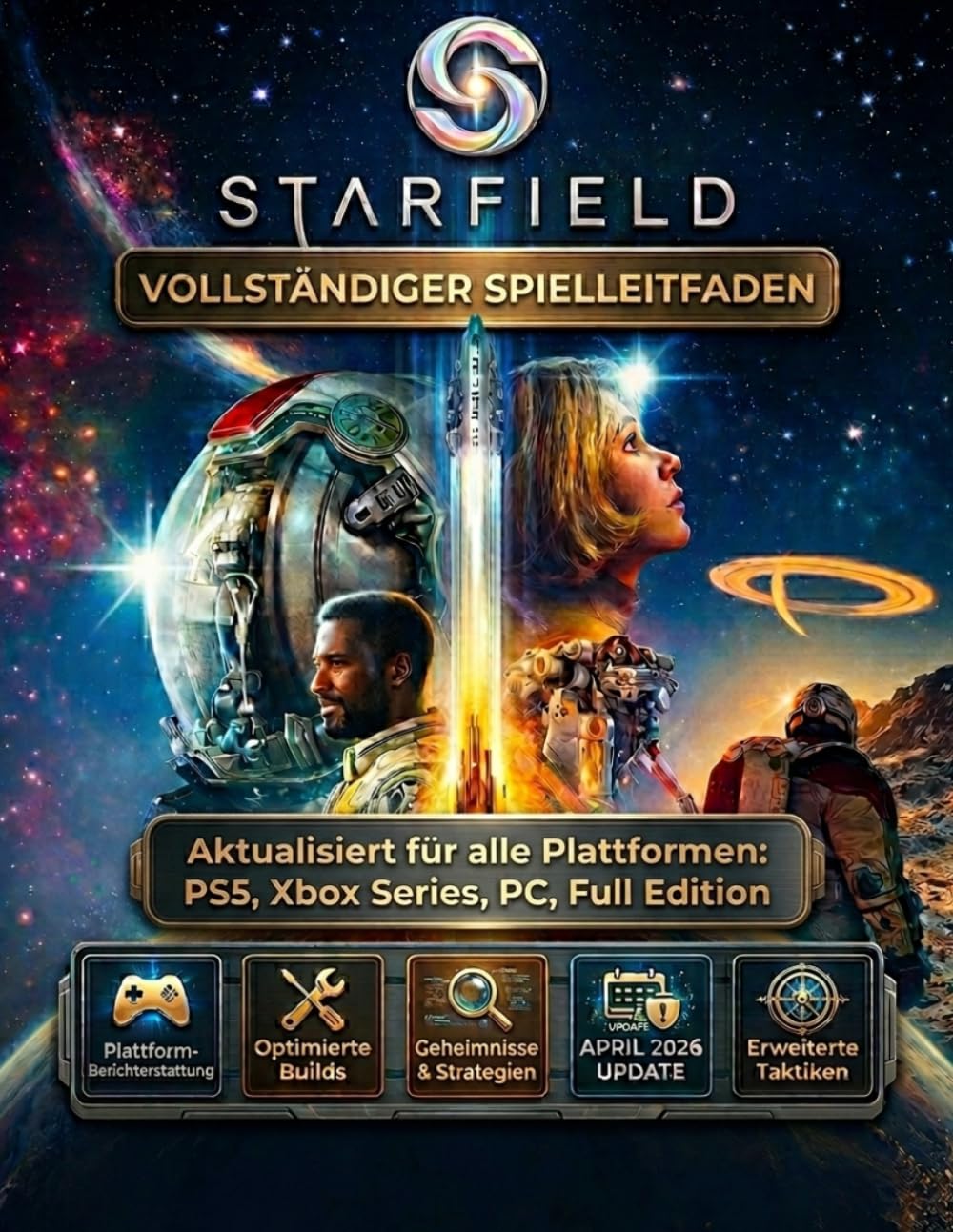 STARFIELD VOLLSTÄNDIGER SPIELLEITFADEN: Ein umfassender Begleiter zum Originalspiel und dem Update vom April 2026 für alle Plattformen mit optimierten ... Taktiken und versteckten Geheimnissen.
